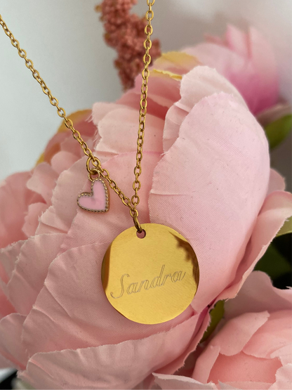 Collier personnalisé à graver 🩷