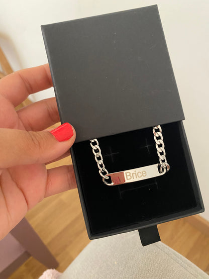 Gourmette Homme Acier