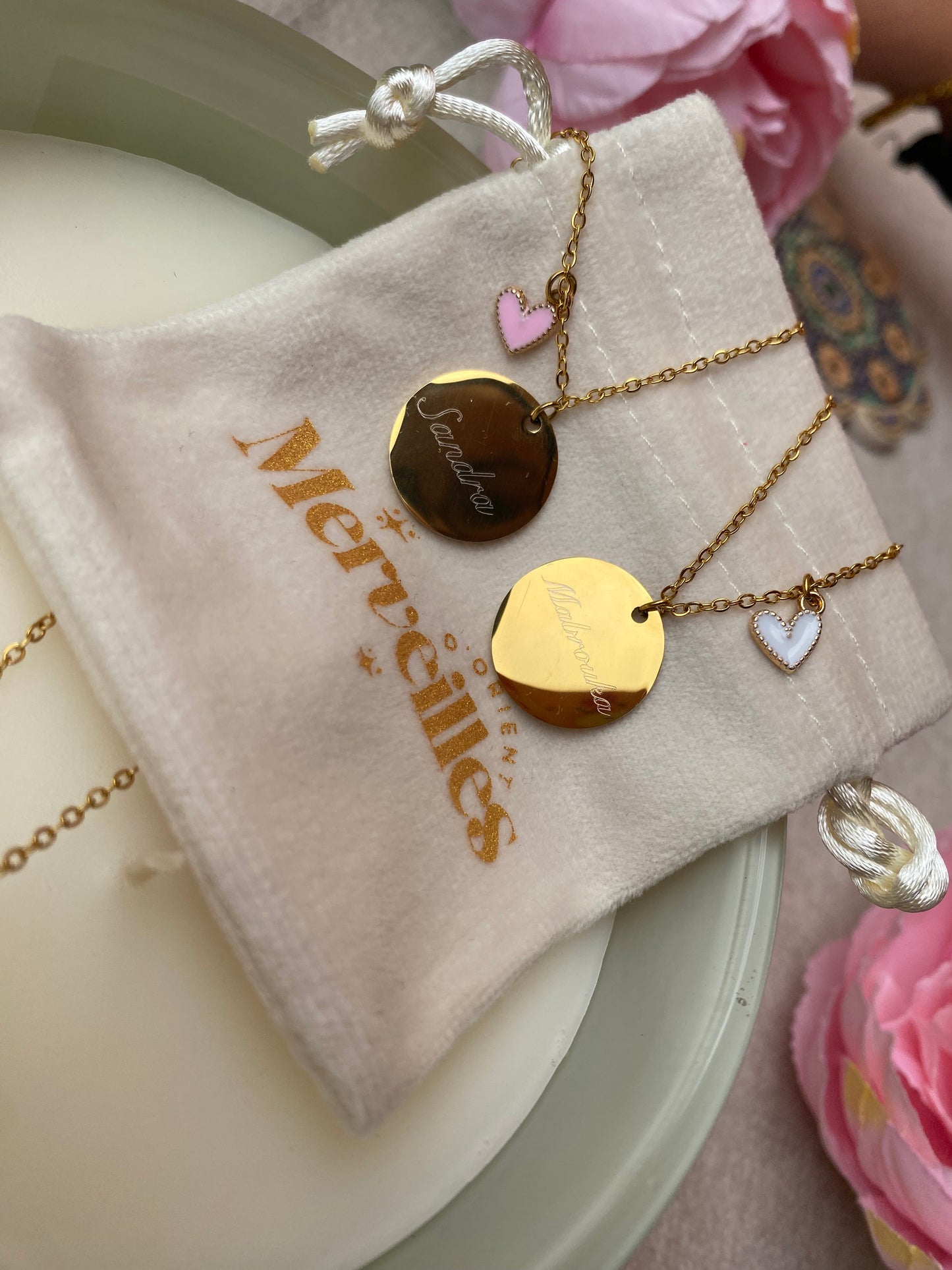 Collier personnalisé à graver 🩷