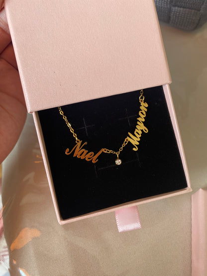 Collier 2 prénoms