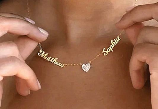 Collier 2 prénoms🤍