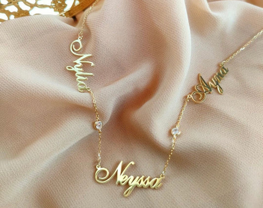 Collier 3 prénoms